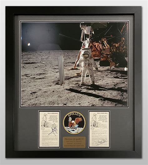 Apollo 11 Crew Framed Autographs