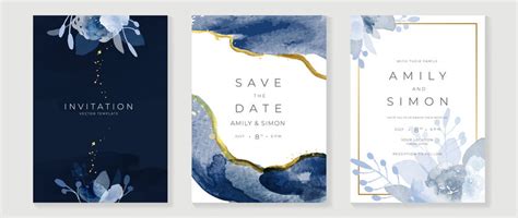 Blue Wedding Invitation Background Designs Free Download