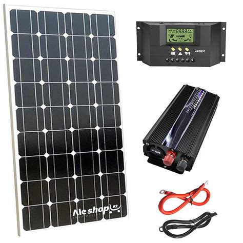 Kit Fotovoltaico Kw Giornaliero Pwm Pannello Solare W Inverter