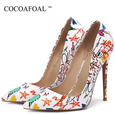 COCOAFOAL/женские туфли на высоком каблуке-шпильке; белые свадебные ...