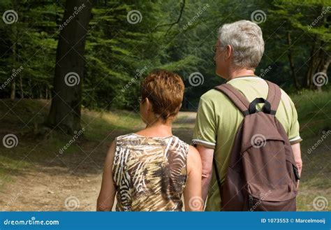 Senior Couple Hiking 2 Stock Image Image Of Health Active 1073553