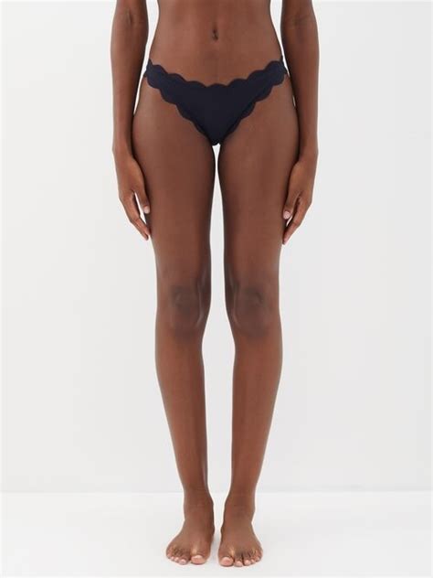 Marysia Swim Antibes Scallop Edged Bikini Briefs Shopstyle