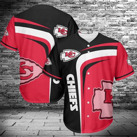 Kansas City Chiefs Baseball Jersey 441 – Sportique Shop