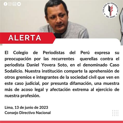 Colegio De Periodistas Del Perú On Twitter Cpp 👩‍💻 El Colegio De