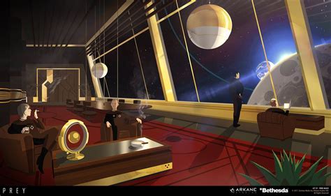 The Art Of Prey Prey Retro Futurism Art Deco Cafe