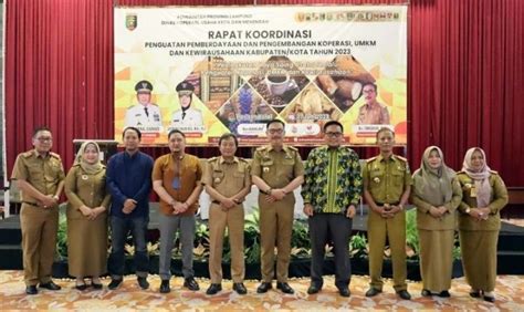 Rakor Koperasi Dan UKM 2023 Gubernur Arinal Berharap Konsolidasi Untuk