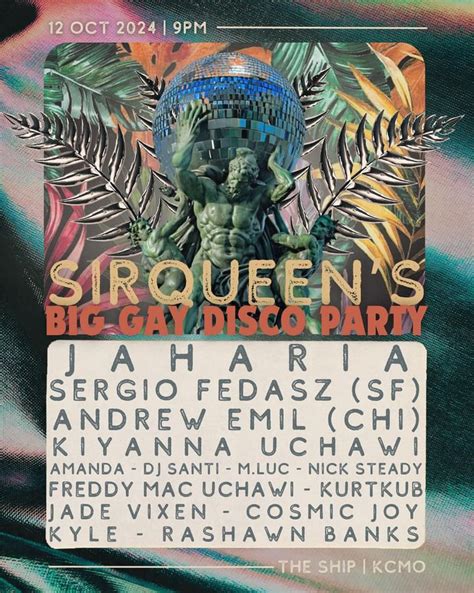 Sir Queens Big Gay Disco Party Andrew Emil