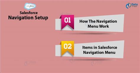 Salesforce Navigation Setup Menu Salesforce Tutorial Dataflair