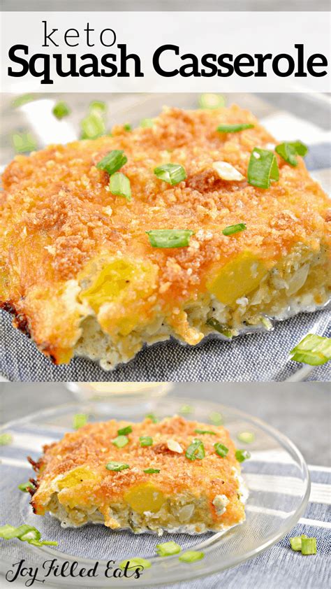 Yellow Squash Casserole Low Carb Keto Grain Free Gluten Free Thm