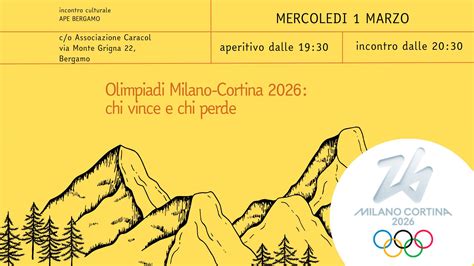 Olimpiadi Milano Cortina 2026 Chi Vince E Chi Perde A P E