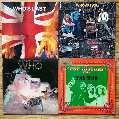 Who - 4 great albums from THE WHO - Différents titres - 2x - Catawiki