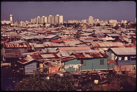 Shanty Town Along The Martín Peña Canal 1973 In San Juan Puerto Rico