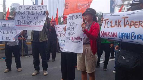 Demo Buruh Tolak Tapera Singgung Isu Ukt Dan Kris Bpjs Kesehatan