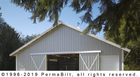 Permabilt Gallery Grey Pole Barn And Shop Snohomish