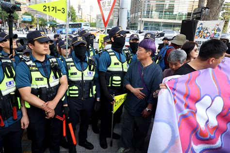 경찰 비정규직 농성 또 강제해산 차라리 우릴 죽여라 오마이뉴스