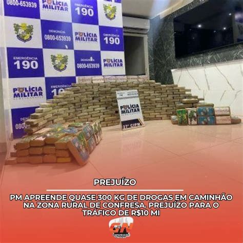 Pm Apreende Quase Kg De Drogas Em Caminh O Na Zona Rural De