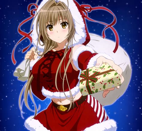 Wallpaper Illustration Anime Girls Cartoon Santa Costume Amagi Brilliant Park Sento Isuzu