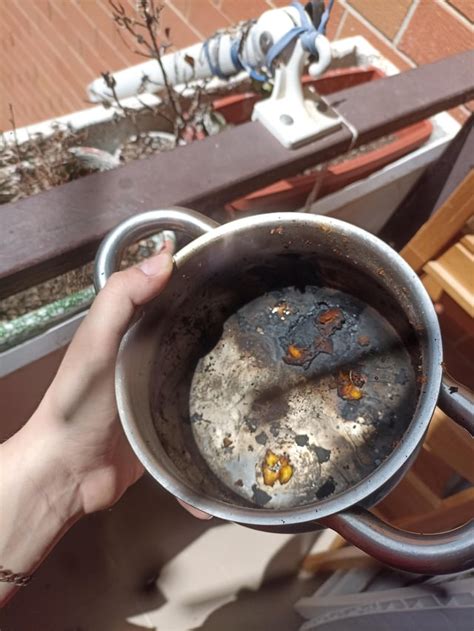 i managed to burn hard boiled eggs. how do i fix this? : r/CleaningTips