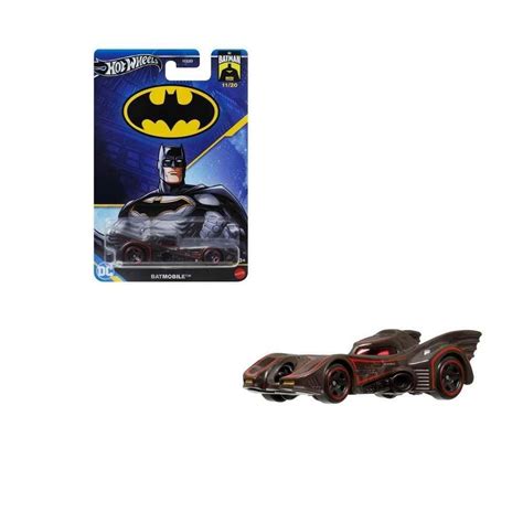 Veh Culo De Juguete Hot Wheels Themed Auto De Batman Batim Vil Negro Con Amarillo Walmart En L Nea