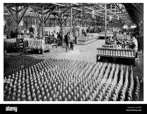 Artillery shell factory Black and White Stock Photos & Images - Alamy