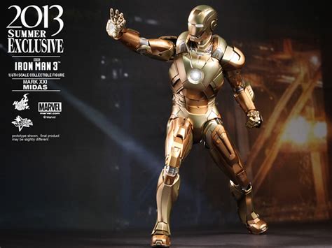 Hot Toys MMS208 鋼鐵人3鋼鐵人 馬克21 金霸王Mark XXI Midas