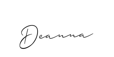 75 Deanna Name Signature Style Ideas Great Autograph