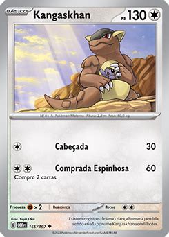 Kangaskhan Obsidiana Em Chamas Banco De Dados De Cards Do Estampas