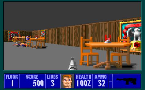 Wolfenstein 3d Pc 014 The King Of Grabs