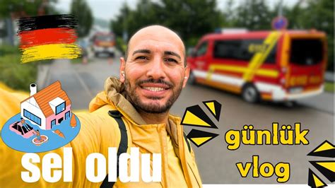 Almanya da günlük vlog batı Almanya sular altında ve sel oldu YouTube