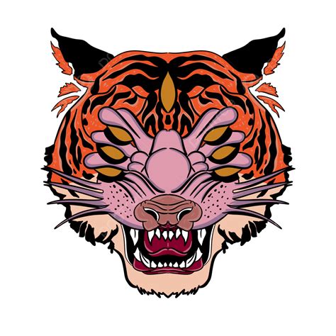 Tiger Head Tree Eyes Tiger Animal Eyes Png Transparent Clipart Image