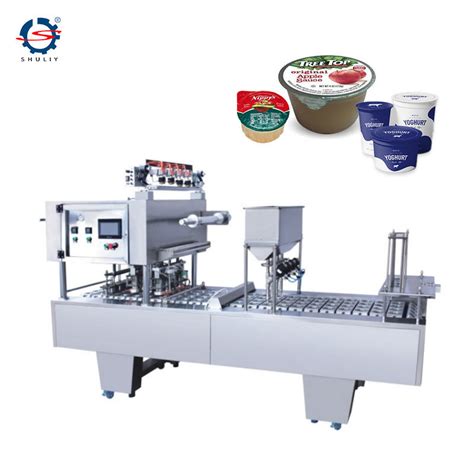 Automatic Linear Plastic Sauce Jam Jelly Yogurt Water Cup Filling And