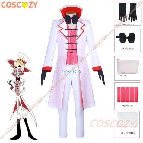 Hazbin Lucifer Cosplay Anime Hotel Morningstar Cosplay Costume Wig