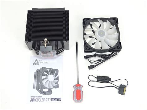 Montech Air Cooler 210 Review - Packaging & Contents | TechPowerUp