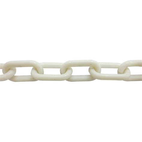 Plastic Chain 3mm White - Chain Direct