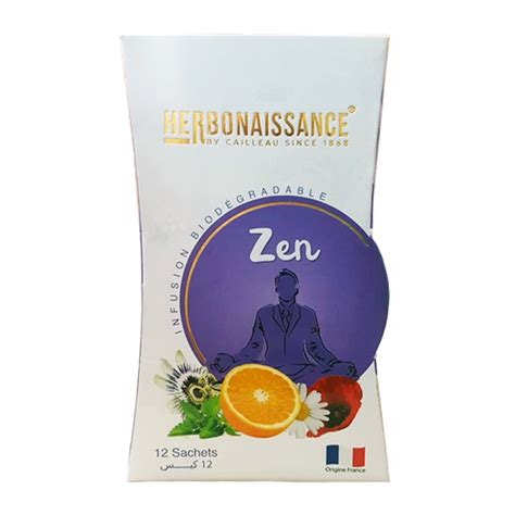 Tisane Herbonaissance Zen Boite De 12 Sachets Paraclikcom