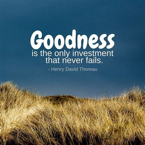 Goodness Is The Only Investment That Never Fails Pictures Photos And