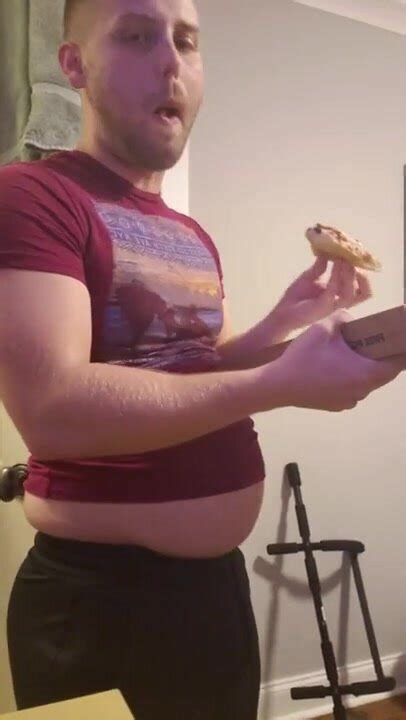 Hot Chubby Guy Works Out And Shows Off His Belly ThisVid