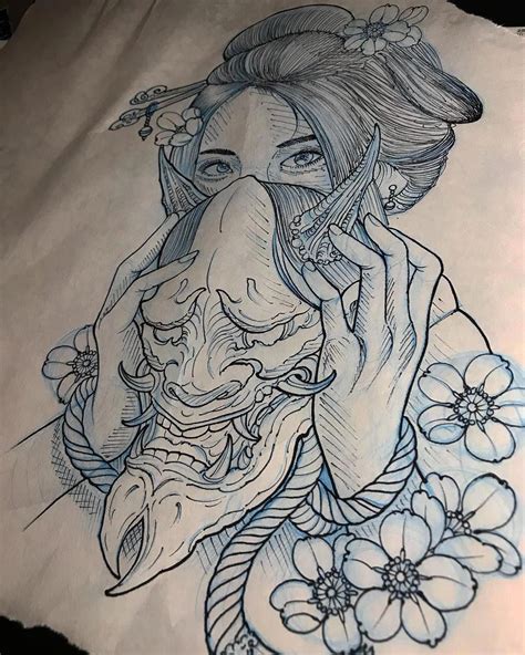 Pin De Otzi Em Neo Japanese Tattoo Tatuagem De Gueixa Tatuagem De