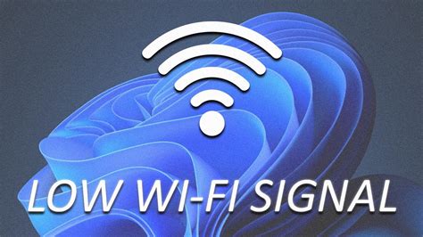 How To Fix A Low Wi Fi Signal On Windows Solutions Youtube