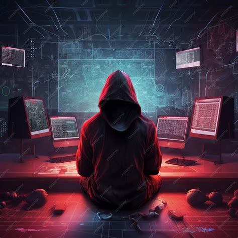 Premium Photo | Hacker desktop wallpaper cyber background