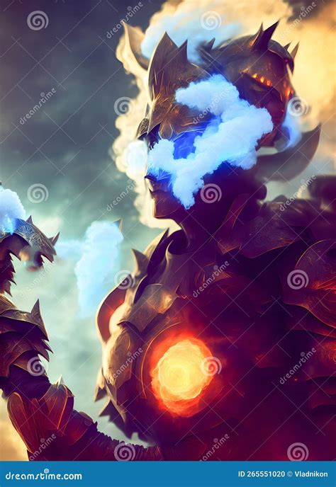 Fire Knightsfantasy Heroes Stock Illustration Illustration Of Design