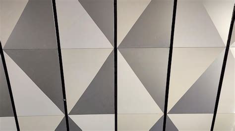 Premium Photo | Black and white geometric pattern on the wall in the ...