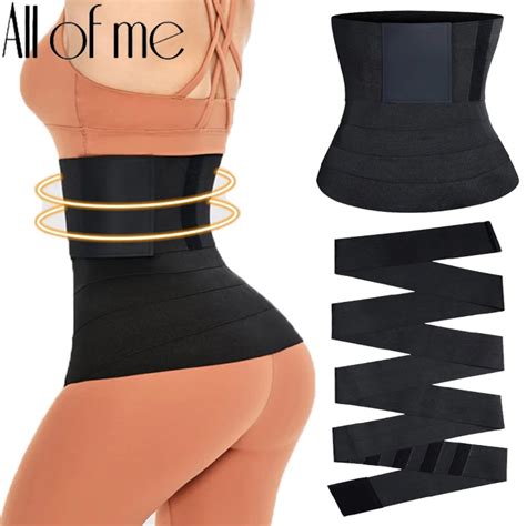 Snatch Me Up Bandage Wrap Waist Trainer Body Shaper Belt Women Slimming