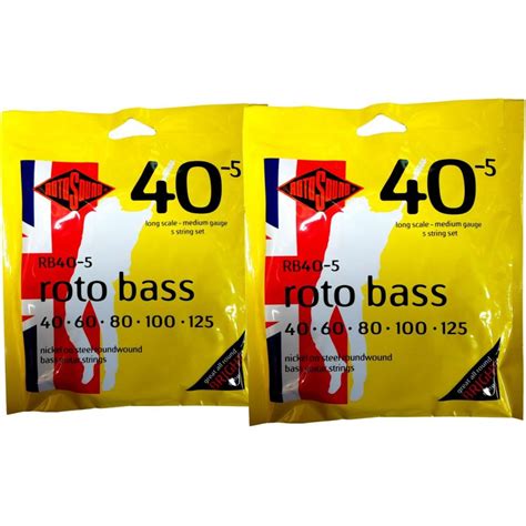 Rotosound Rb40 5 Roto Bass ×2set Rotobass Rb40 5 2set 伊藤楽器 松戸店 通販 Yahoo ショッピング