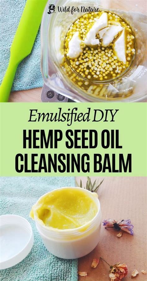 Diy Hempandchamomile Emulsified Facial Cleansing Balm Wild For Nature