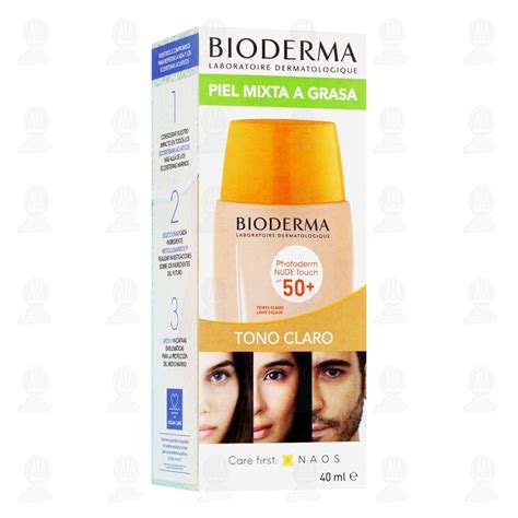 Protector Solar Mineral Bioderma Photoderm Nude Touch Fps Tono