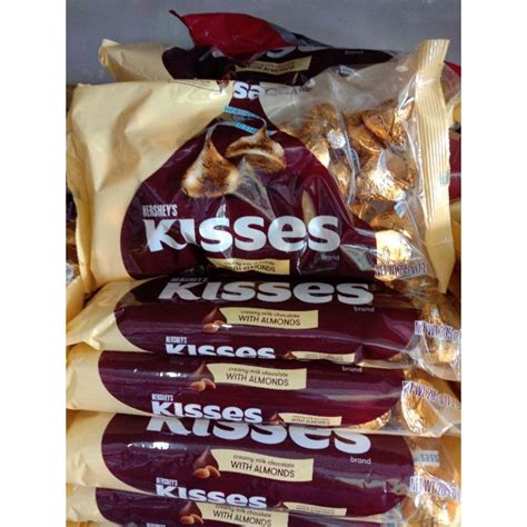 Hershey S Kisses Creamy Milk Chocolate With Almond G Shopee