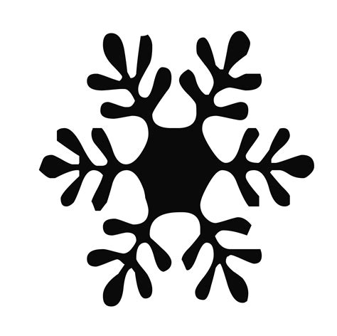 Snowflake Line Drawing - ClipArt Best