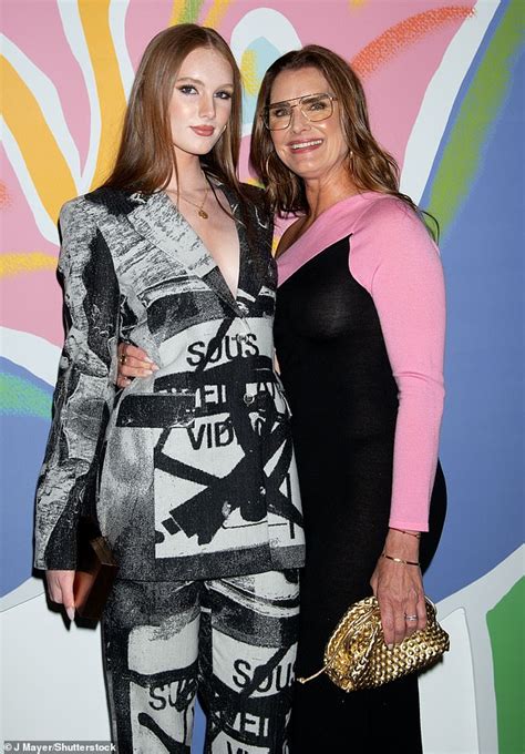 Brooke Shields 58 Poses With Her Mini Me Model Daughter Grier Henchy