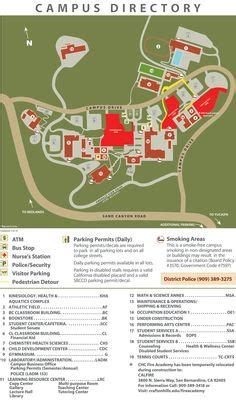 Crafton Hills College Map | Color 2018